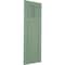 Ekena Millwork True Fit PVC San Miguel Mission Style Fixed Mount Shutters, Track Green, 12W x 32H, PR TFP001SM12X032TG - alternate 12